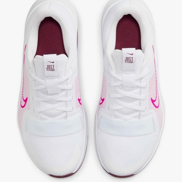 Nike Women's White and Pink Athletic Shoes - Picture 2 of 8
